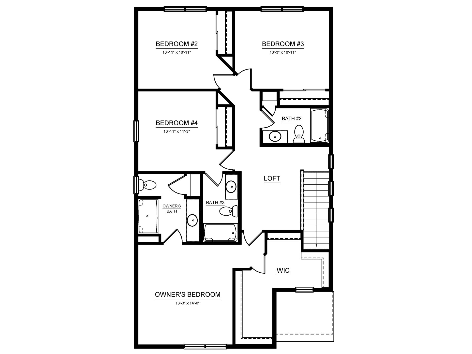 First-floor plan with foyer, great room, dining area, kitchen with island, mudroom, powder room, porch, and two-car garage.